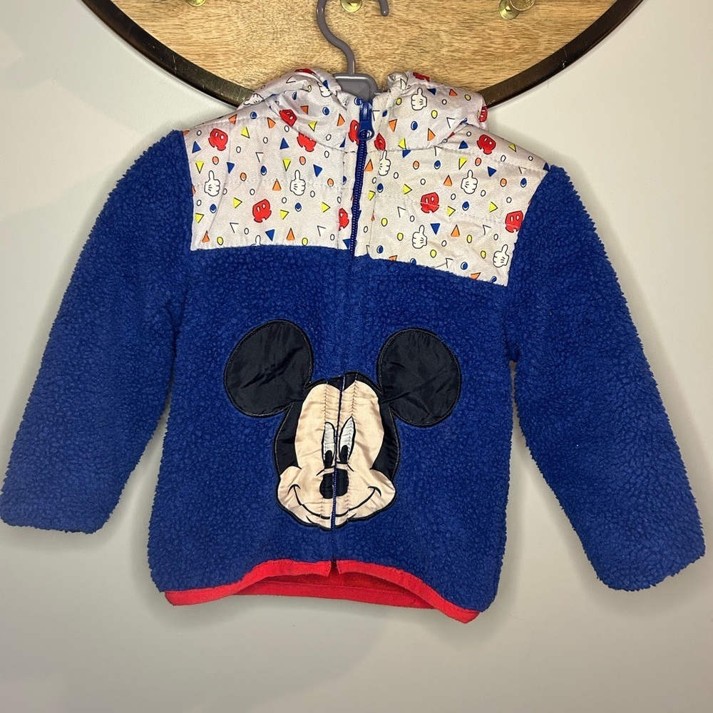 Disney Baby Red and Blue Fleece Jacket